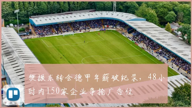 樊振东转会德甲年薪破纪录,48小时内150家企业争抢广告位